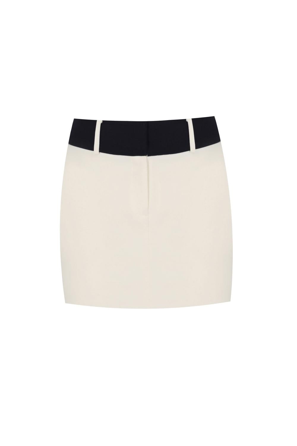 MIRA MINI SKIRT WHITE