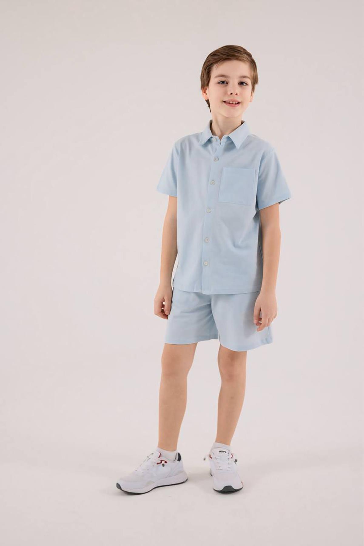 Luke Balla Mavi Erkek Çocuk Şort