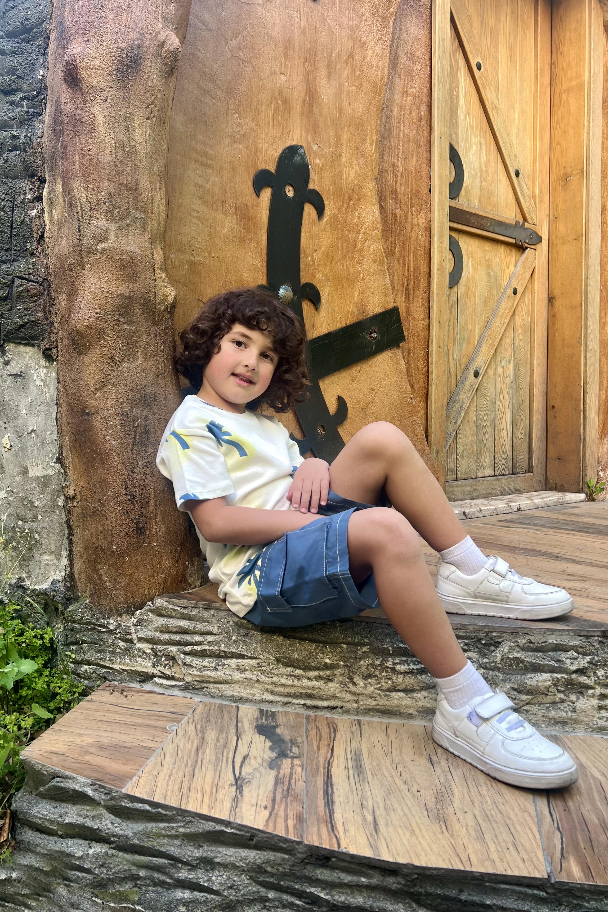 Satyr Lacivert Cepli Erkek Çocuk Şort