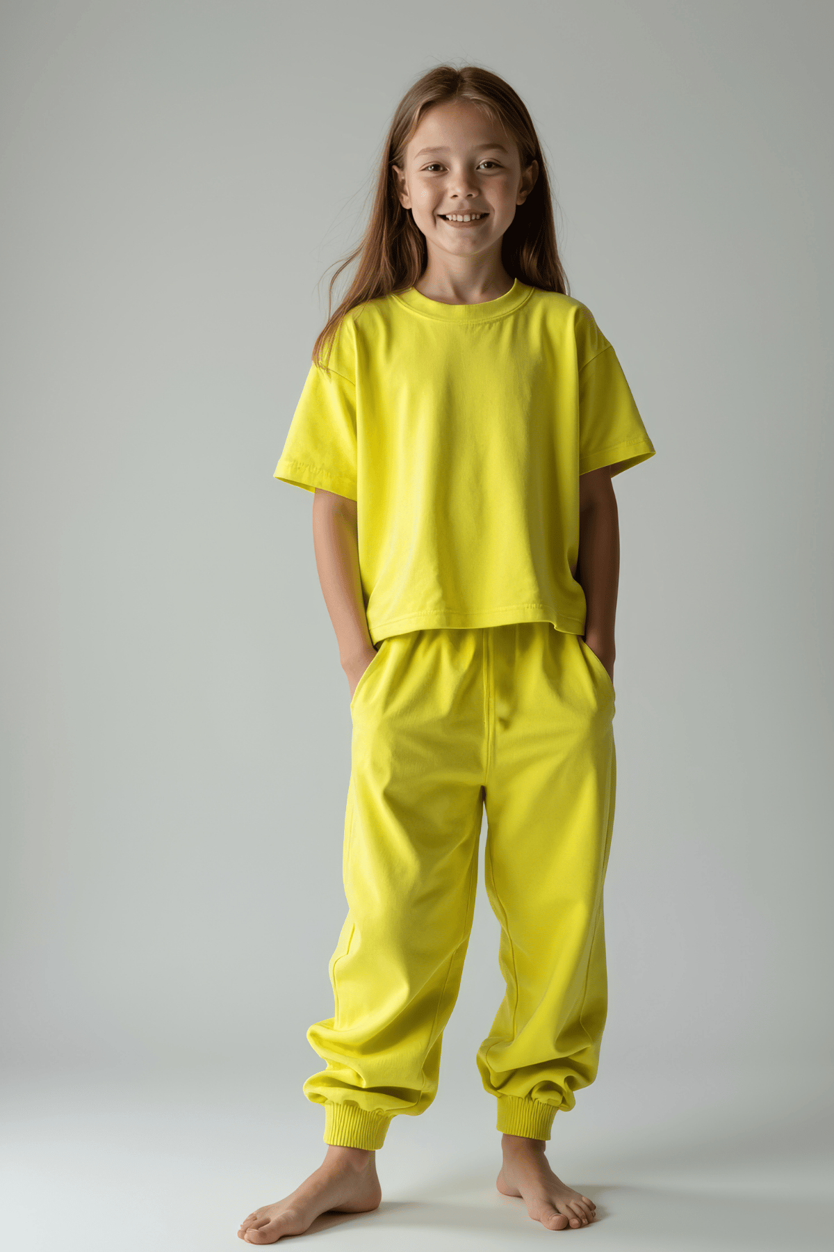 Levi Kükürt Yayı Pamuklu Kız Çocuk Jogger
