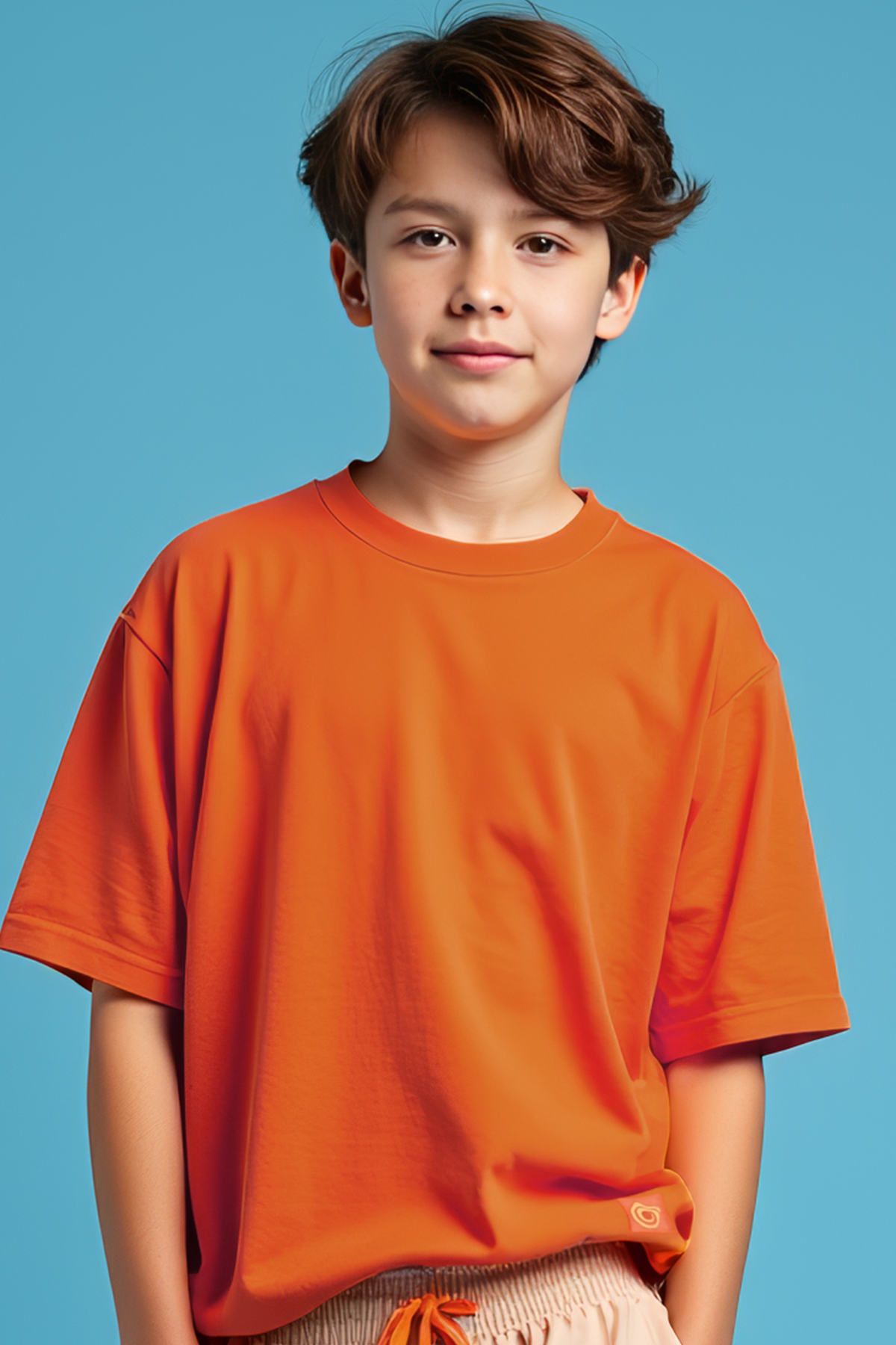 Levi Turuncu Pamuklu Erkek Çocuk Tshirt