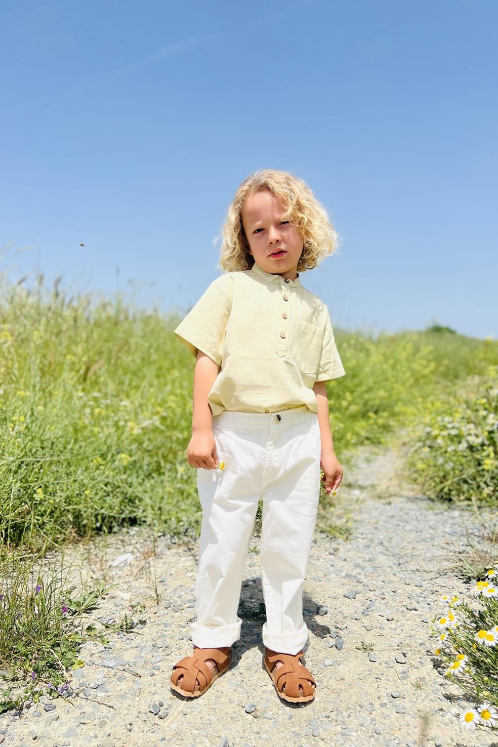 Ado Ekru Erkek Çocuk Pantolon