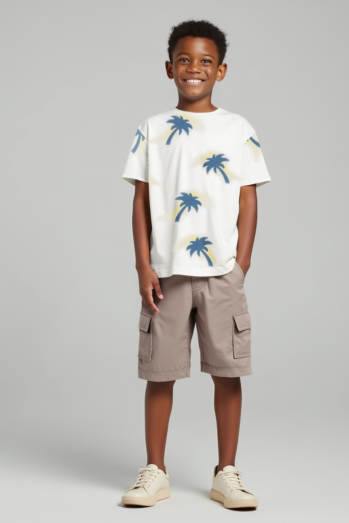 Karen Bej Cepli Erkek Şort