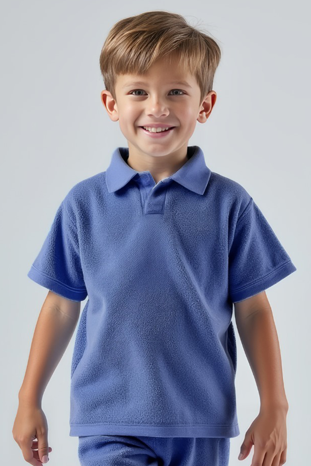 Renato Koloni Mavi Havlu Erkek Çocuk Tshirt