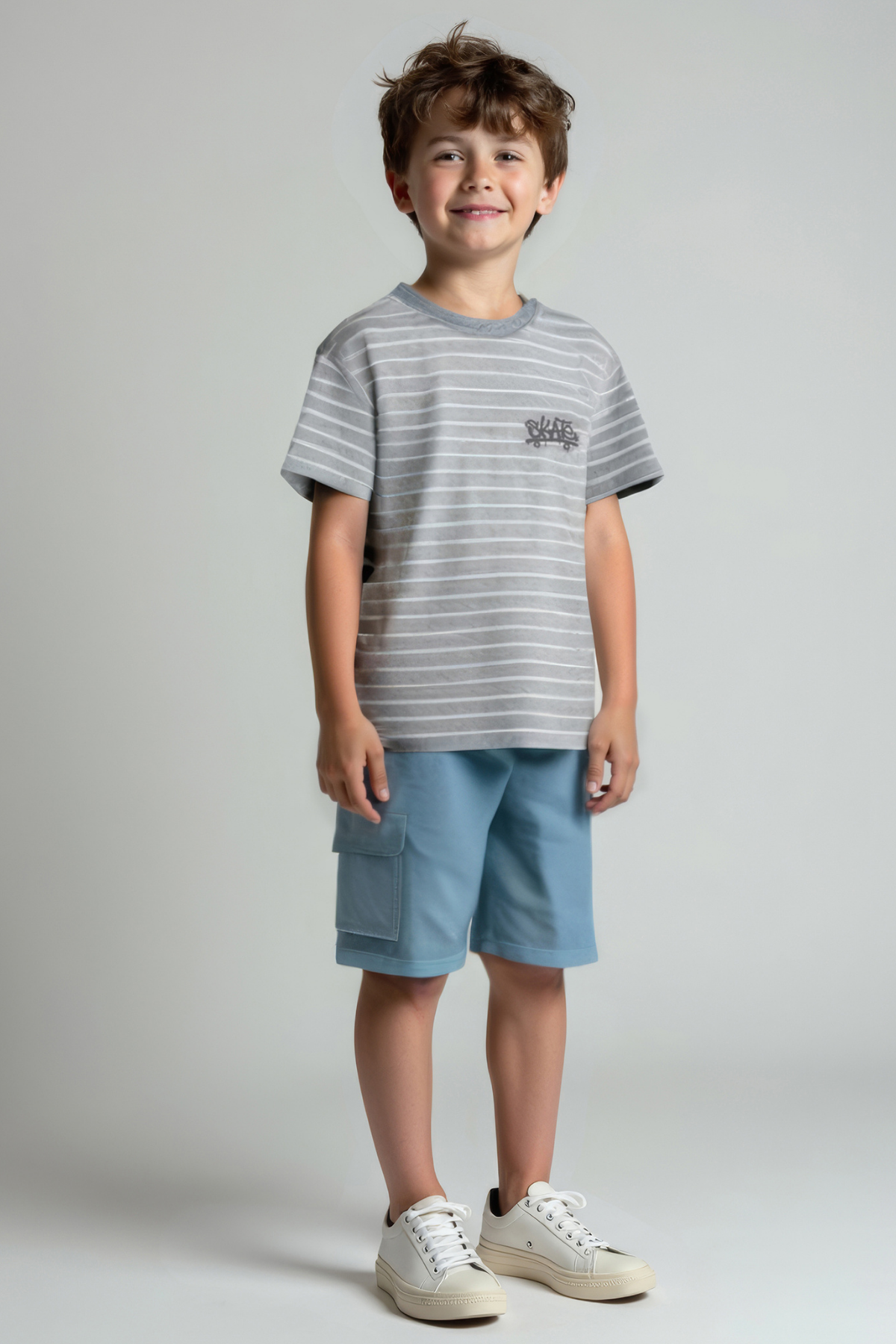 Sokrates Açık Mavi Erkek Çocuk Şort