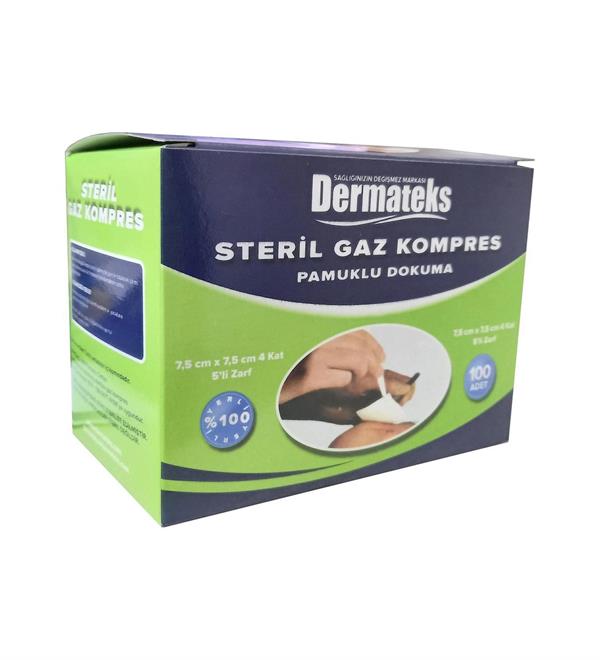 Gaz Kompres Steril 7,5 x 7,5 4 katlı
