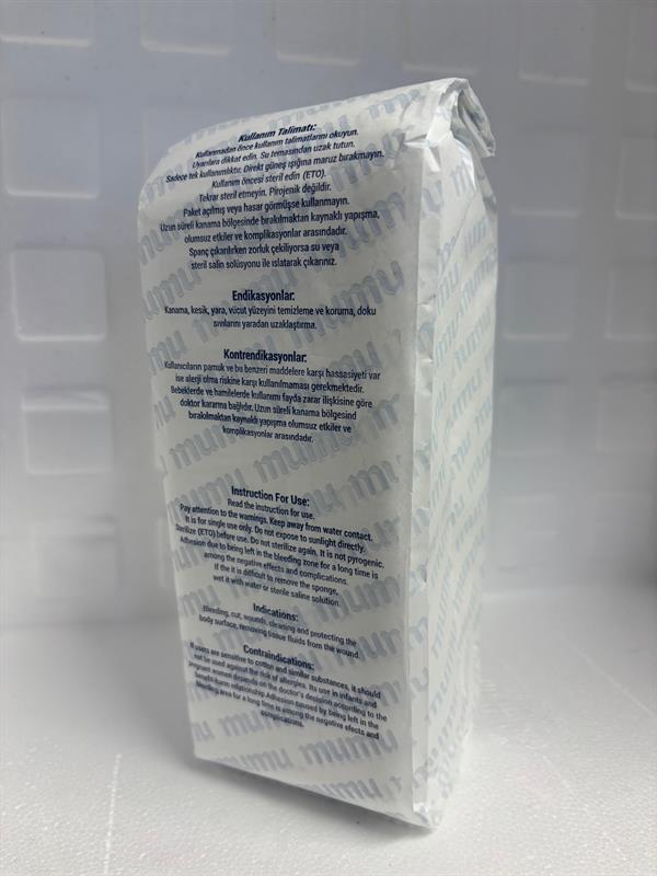 Mumu Non-Sterile Spanç Gaz Kompres 7,5x7,5 cm 8 KatMumu Non-Sterile Spanç Gaz Kompres 7,5x7,5 cm 8 Kat