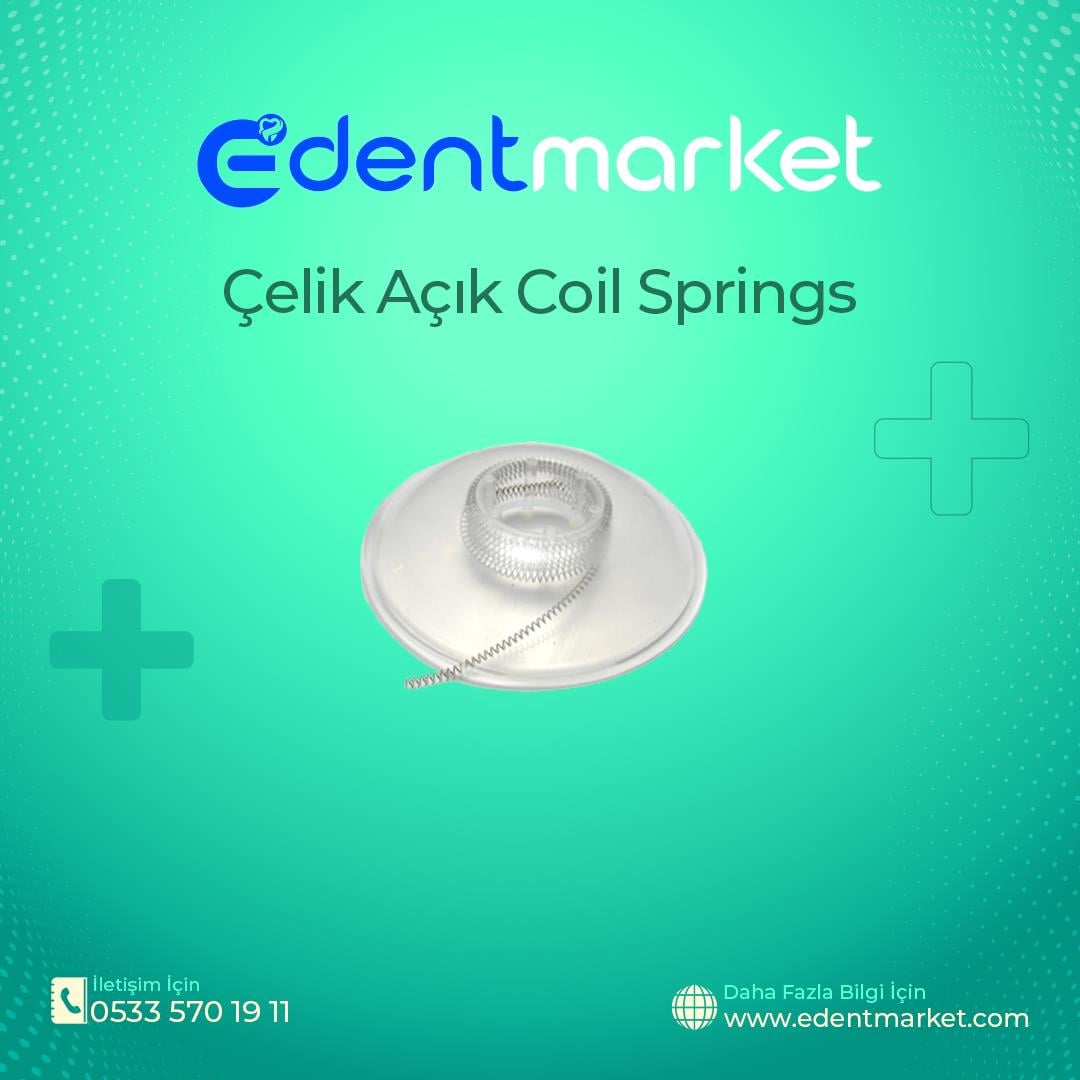 Çelik Açık Coil Springs 3 Adet