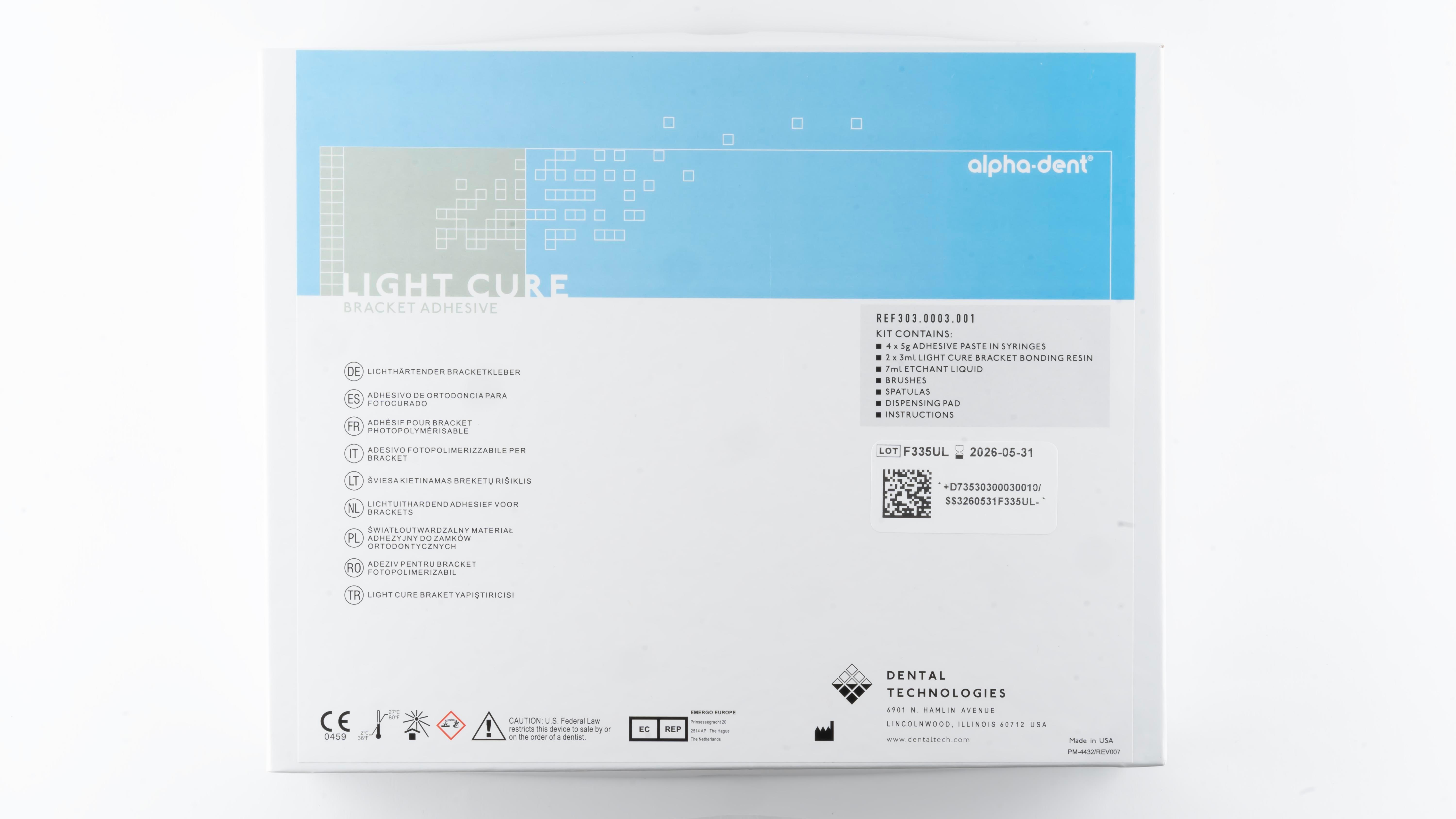 Alpha-Dent® Light Cure Braket Yapıştırıcı KİT Ekonomik