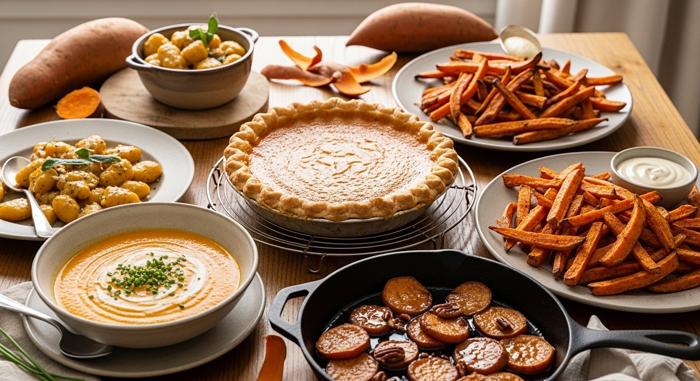 Tatlı Patates ile Yapılan Sağlıklı Yemekler