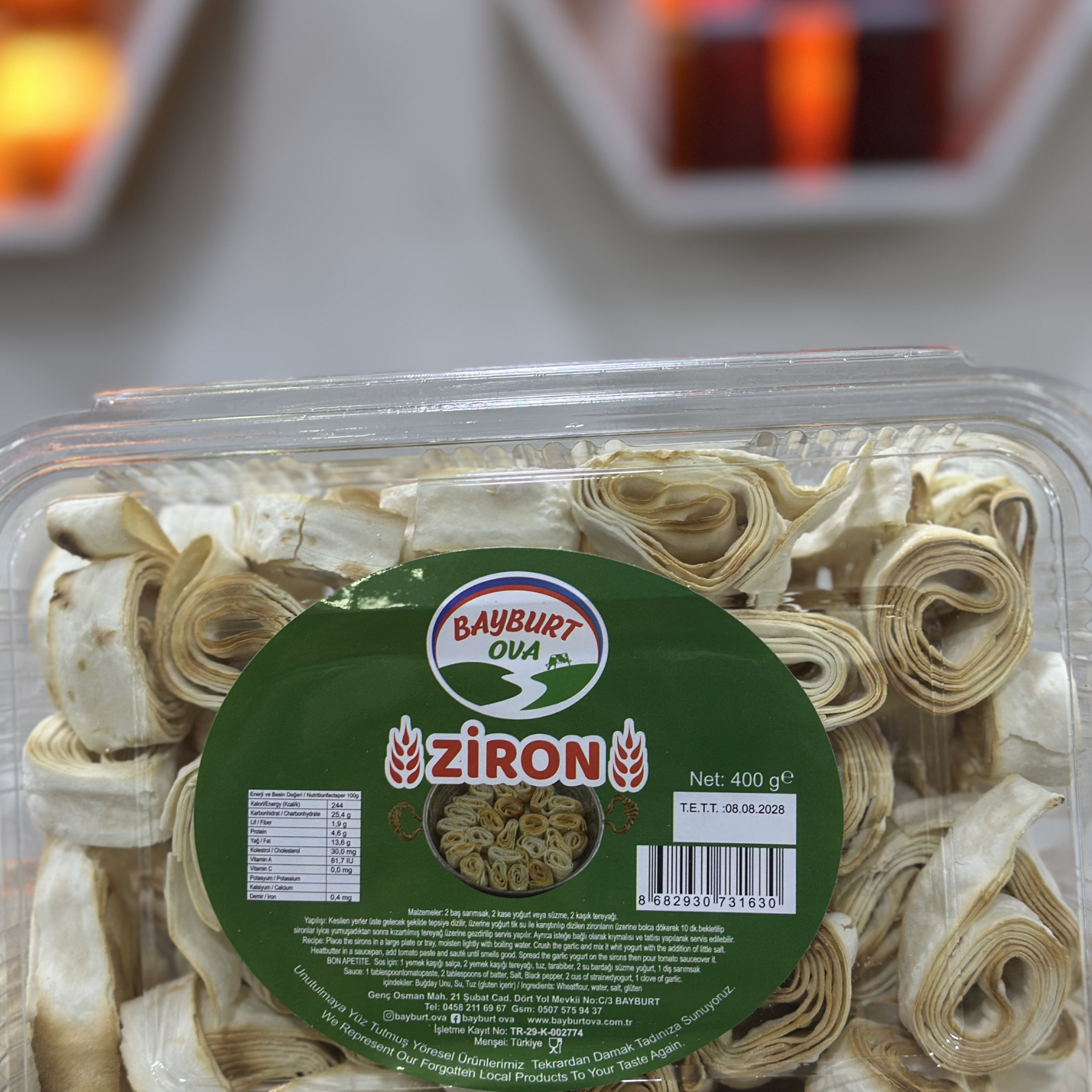 BAYBURTOVA SİRON 400 GR