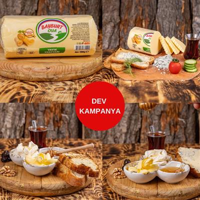 Bayburtova Dev Kampanya Tereyağı  5 Kg