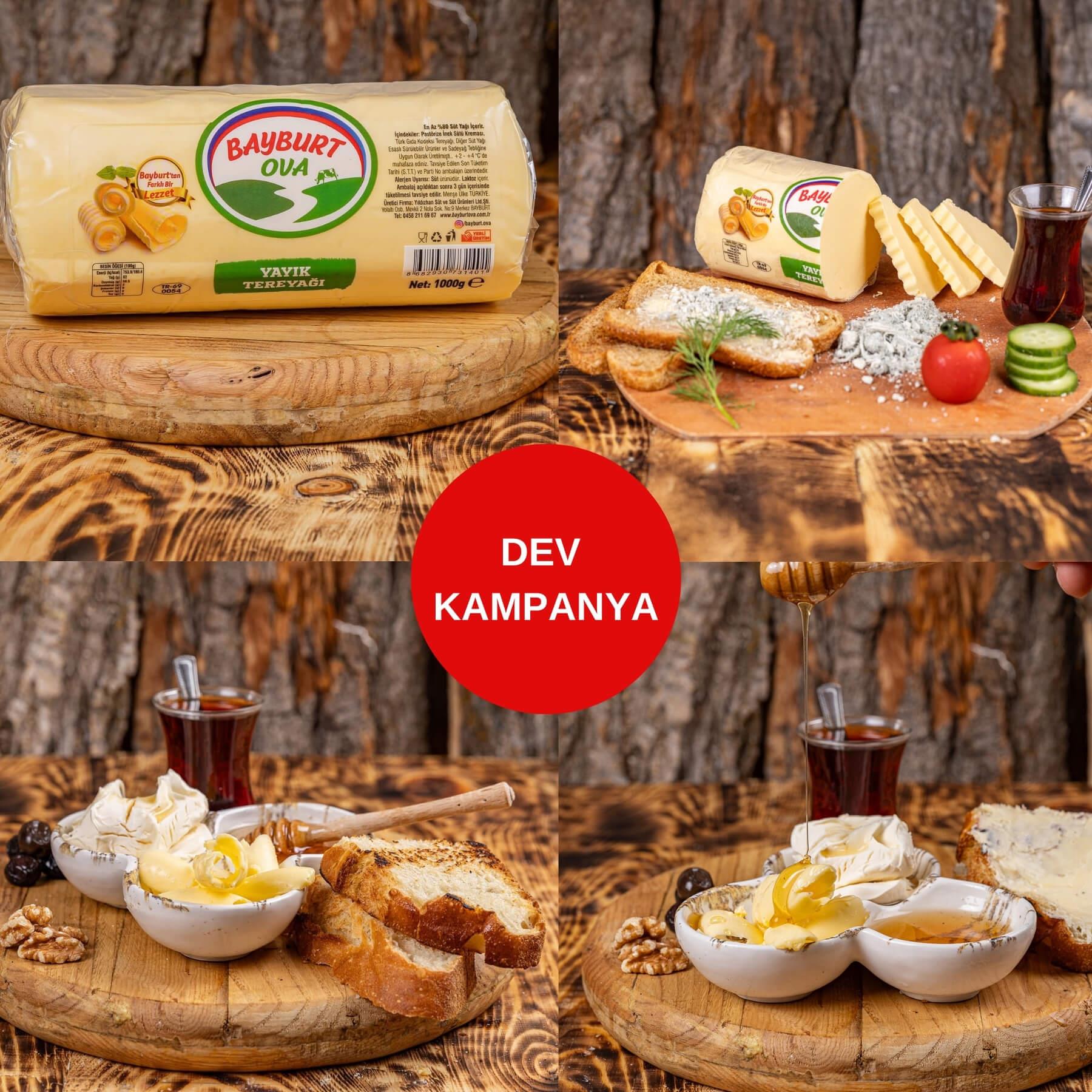 Bayburtova Dev Kampanya Tereyağı  5 Kg