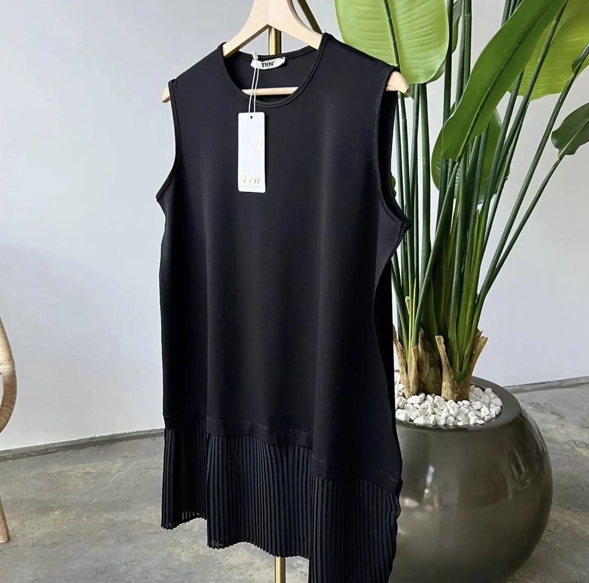 Piliseli İçlik Siyah