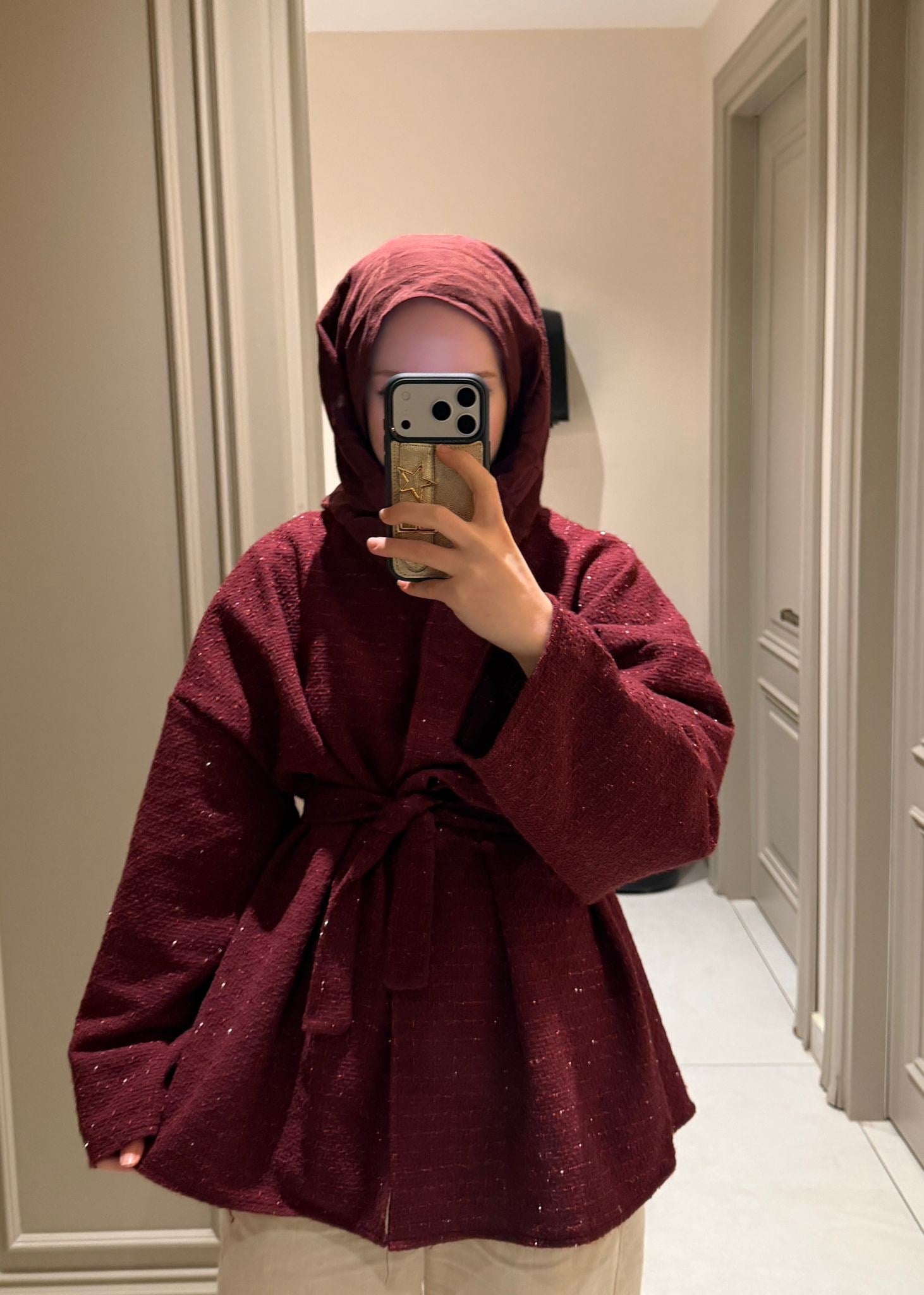 Chanel Tüvit Ceket Bordo