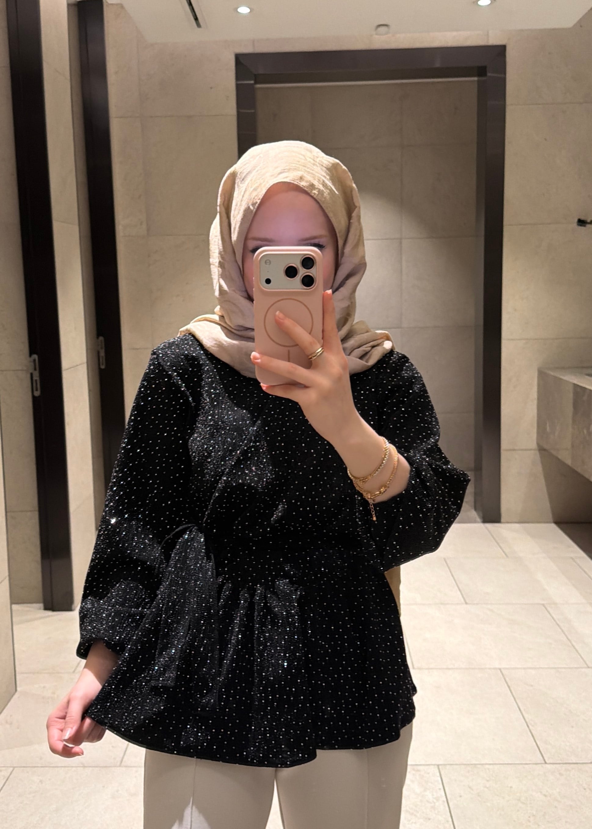 Glow Bluz Siyah
