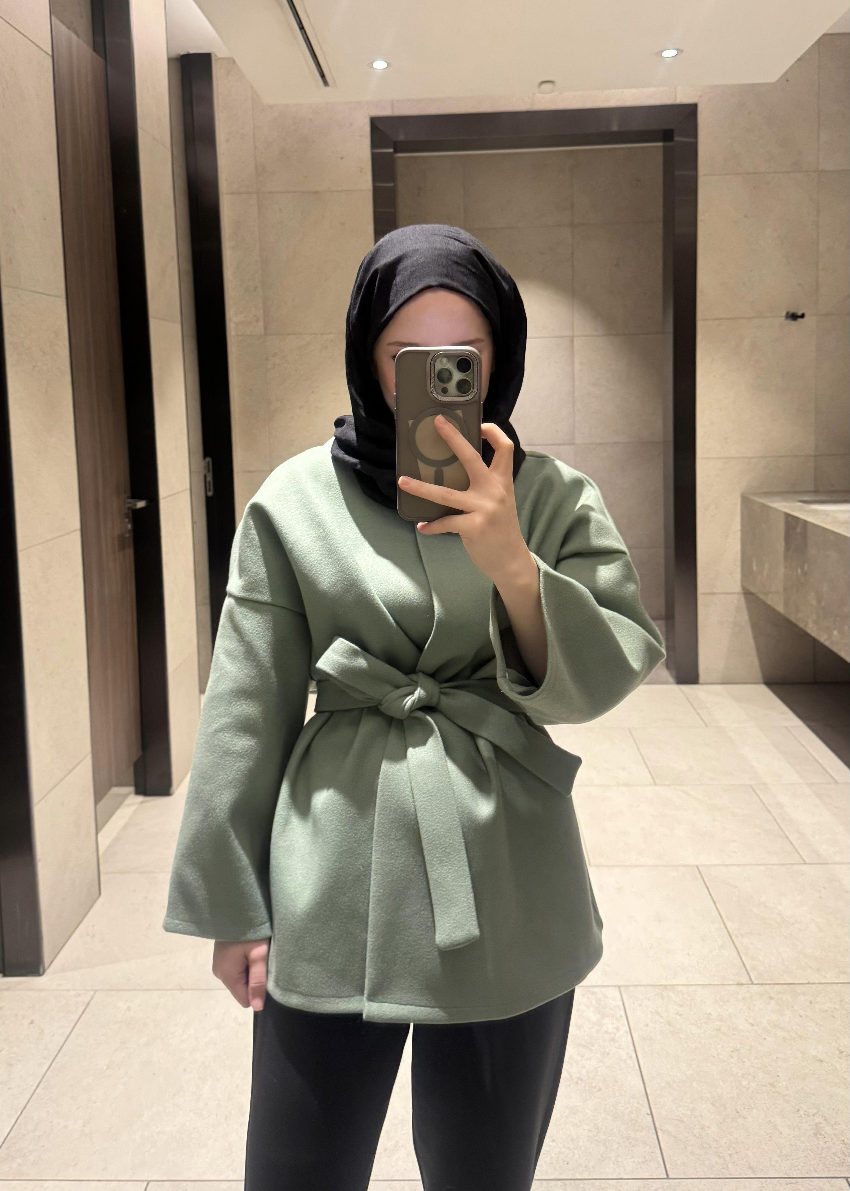 Kaşe Kap Mint Yeşili