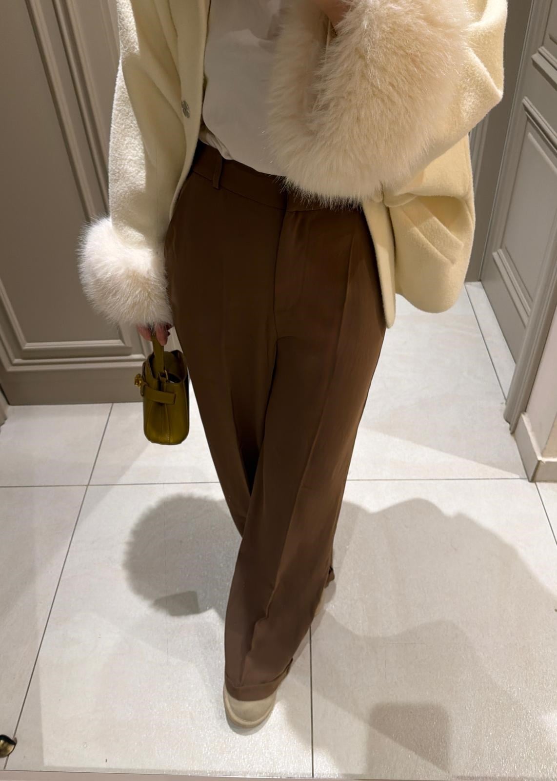 Palazzo Bol Pantolon Haki