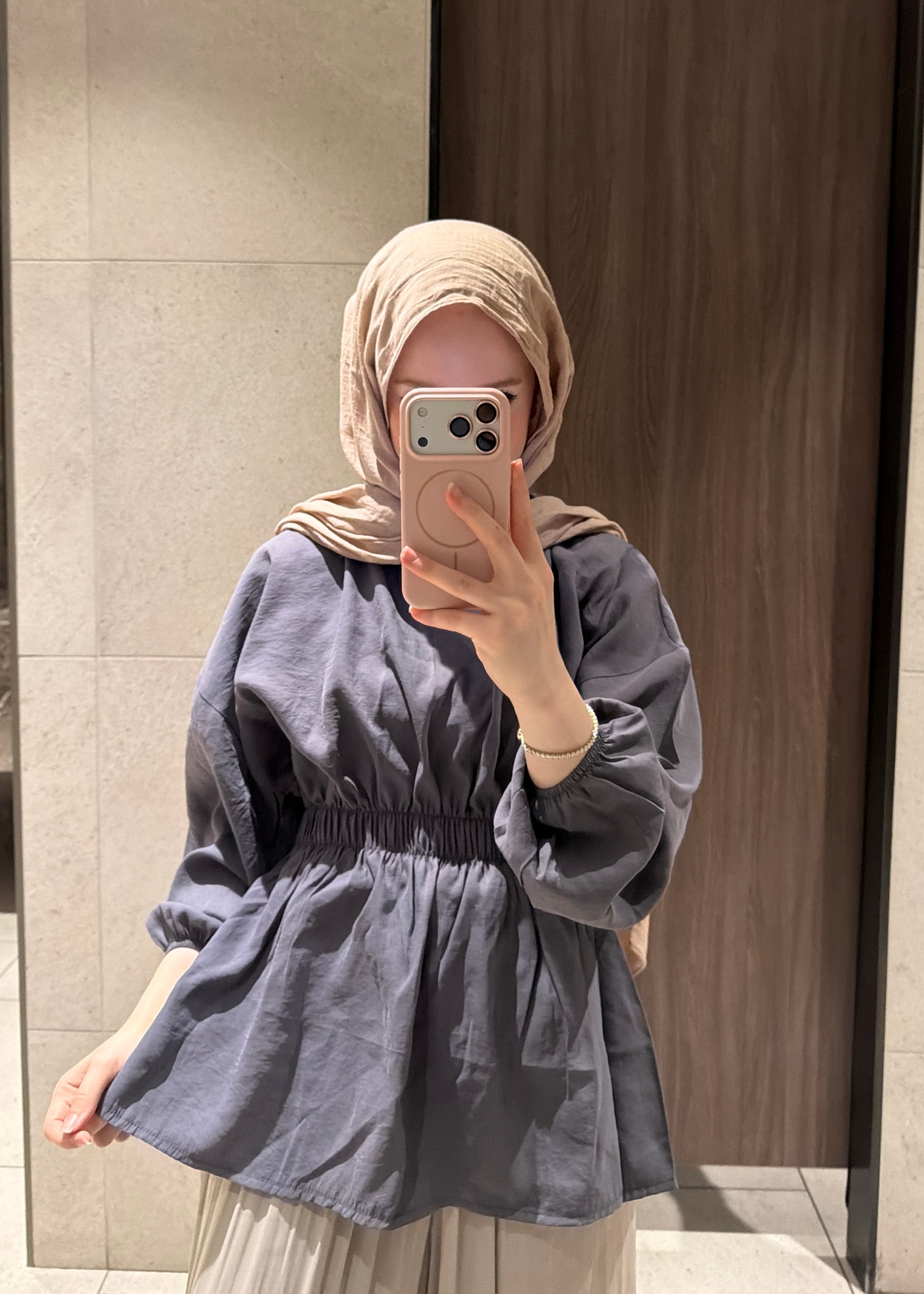 Premium Bluz Kot Mavi