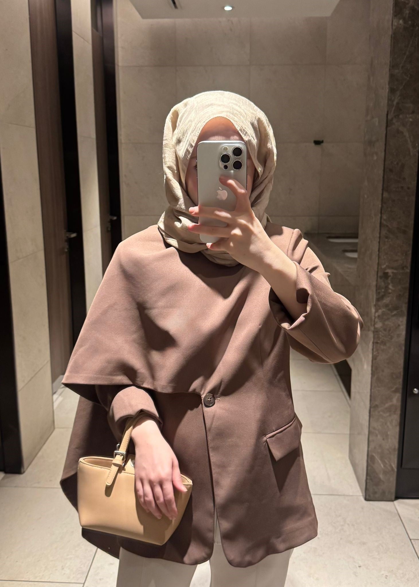 Tasarım Blazer Ceket Kahve