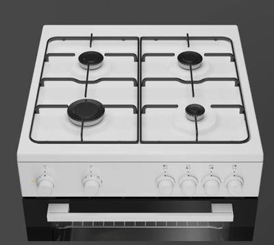 Arçelik F 8440-1 B Ocaklı Fırın Beyaz
