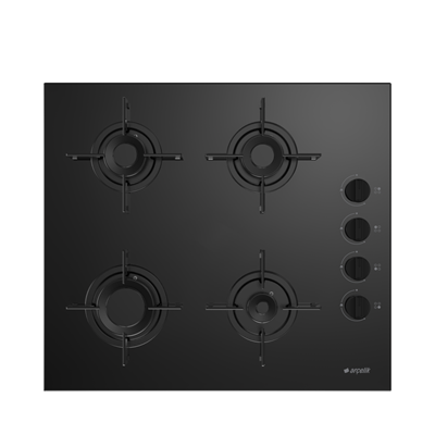Arçelik OCD T 601-1 ES Gazlı Cam Tablalı Ocak Siyah