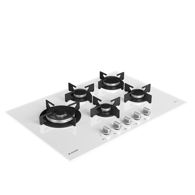 Arçelik OCD T 752 EWB Gazlı Cam Tablalı Ocak Beyaz