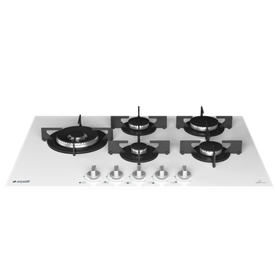 Arçelik OCD T 752 EWB Gazlı Cam Tablalı Ocak Beyaz