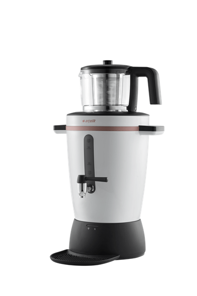 Arçelik SE 9034 2000 W Cam Demlikli Semaver Beyaz