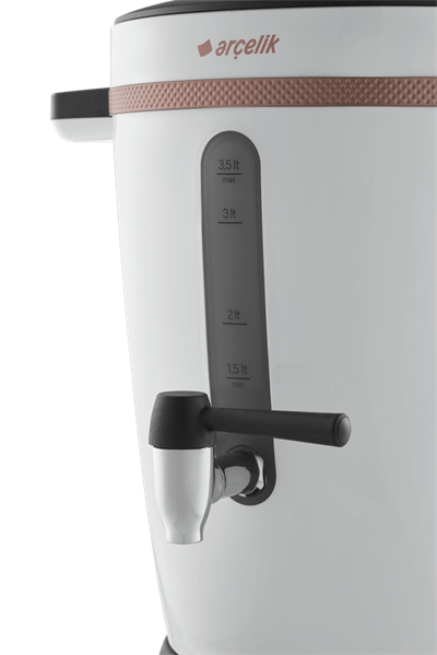 Arçelik SE 9034 2000 W Cam Demlikli Semaver Beyaz