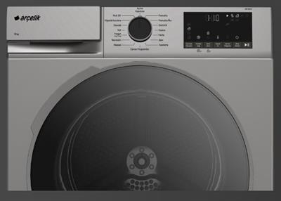 Arçelik 1001 KMX S A++ 10 kg Çamaşır Kurutma Makinesi
