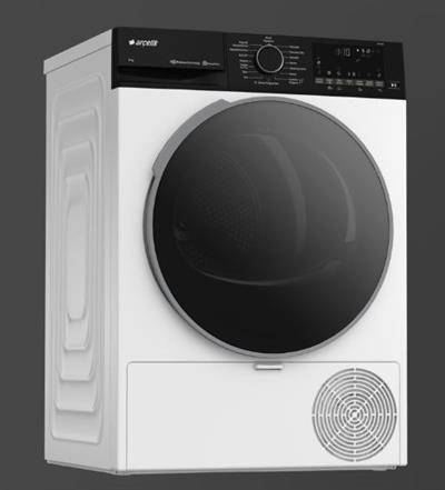 Arçelik 1201 KMX 12 Kg Çamaşır Kurutma Makinesi Beyaz