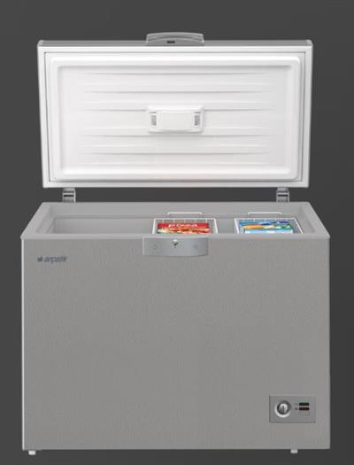 Arçelik 2298 JEMG Sandık Tipi Derin Dondurucu Gümüş