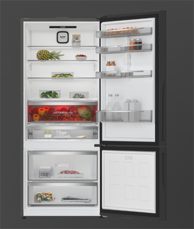 Arçelik  278551 ESC No Frost Buzdolabı Siyah Cam