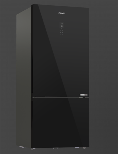 Arçelik  278551 ESC No Frost Buzdolabı Siyah Cam