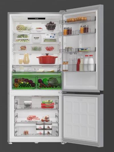 Arçelik 283613 EI Alttan Donduruculu Buzdolabı İnoks