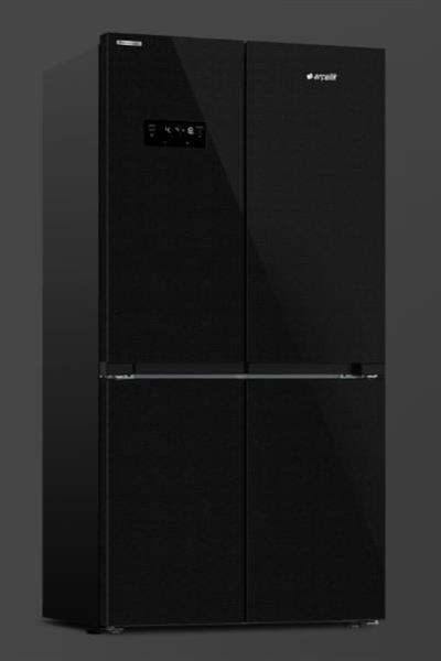 Arçelik 391572 ESC Gardırop Tipi Buzdolabı Siyah Cam