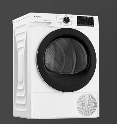 Arçelik  901 KMP I A++ 9 Kg Çamaşır Kurutma Makinesi Beyaz