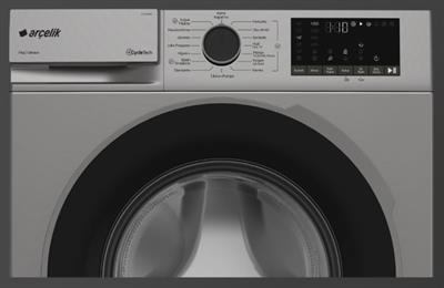 Arçelik 9120 DMXS 1200D Çamaşır Makinesi Gri