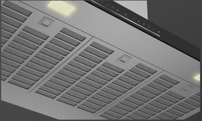 Arçelik ADA 908 S Ankastre Ada Tipi Davlumbaz İnox