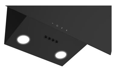 Arçelik ADE 603 SR Ankastre Duvar Tipi Davlumbaz Siyah