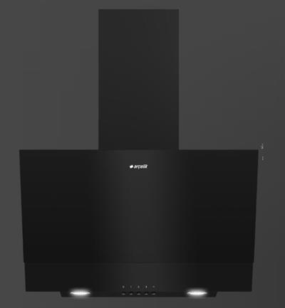 Arçelik ADE 605 S Ankastre Duvar Tipi Davlumbaz Siyah