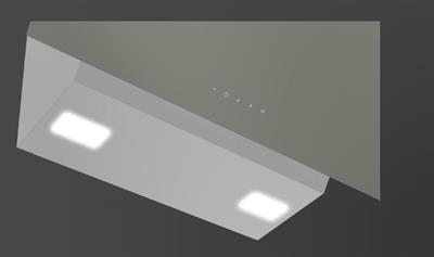 Arçelik ADE 606-4 G Ankastre Duvar Tipi Davlumbaz Gri