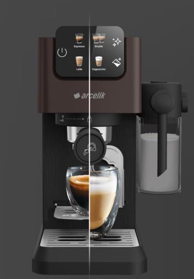 Arçelik EM 6450 Imperium Barista® Kapsüllü Yarı Otomatik Espresso Makinesi