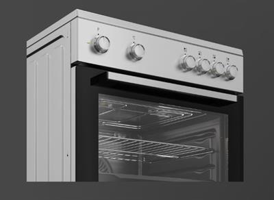 Arçelik F 8440-1 G Ocaklı Fırın Gümüş