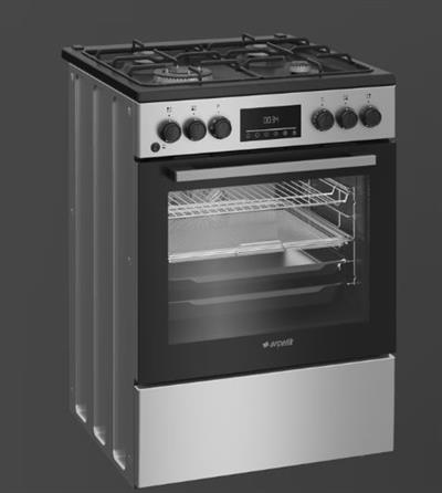 Arçelik F 8541-1 EBG Ocaklı Fırın Gri