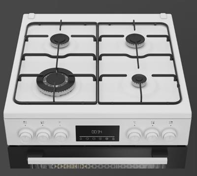 Arçelik F 8542 EBB Ocaklı Fırın Beyaz