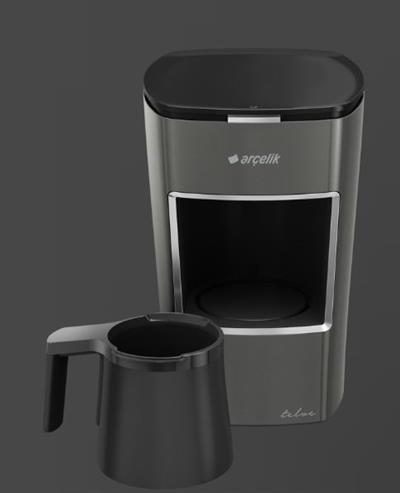 Arçelik K 3300 Mini Telve GrionTürk Kahve Makinesi