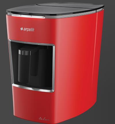 Arçelik K 3400 Telve Kırmızı Su hazneli Türk Kahve Makinesi