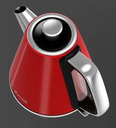 Arçelik KL 6422 Retro 2200 W 1.7 L Kettle Kırmızı
